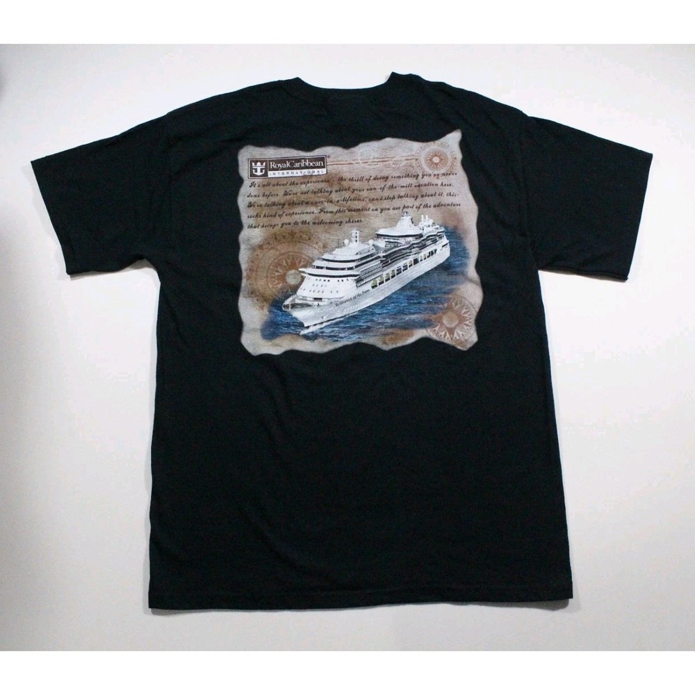 Royal Caribbean Brilliance Of The Seas T-Shirt Size L Black